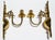 Late 20th Century Mid-Century Modern Cast Brass Candle Holder Wall Sconces - A Pair For Sale - Image 13 of 17