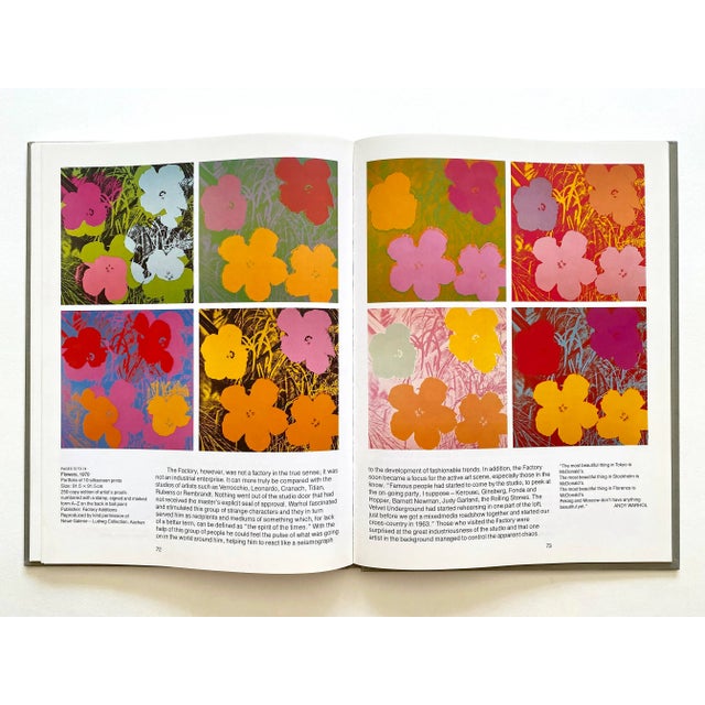 Andy Warhol " Commerce Into Art " Vintage 1990 First Edition Hardcover Pop Art Book For Sale - Image 9 of 13