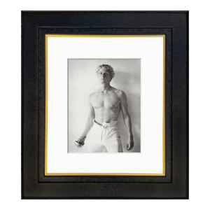 Framed Photograph of Olympic Decathlete Mike Storm by Bruce Weber