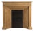Antique French Fireplace Mantel in Molded Oak, 1890 For Sale