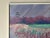 80's Vintage R. Watson Coastal Landscape With Pink Flamingos Oil Painting, Frame For Sale - Image 10 of 13