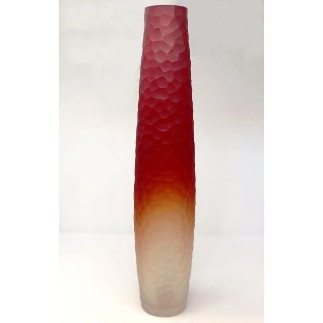 2000 - 2009 Contemporary "Secret Dawn" Murano Vase by Formia For Sale - Image 5 of 5