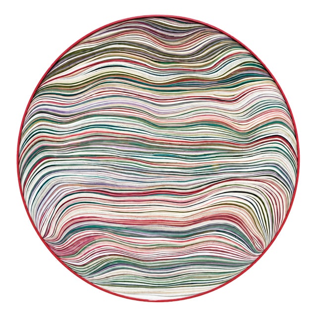 Javier Velarde, Boooks and Topographies N56 Wall Sculpture, 2025, Dyed Paper For Sale