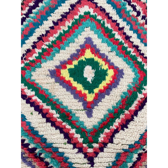 Moroccan Artist Mid Century Modern Colorful Moroccan Azilal Rug For Sale - Image 4 of 8