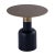 Black Matte & Brass Side Table For Sale In Los Angeles - Image 6 of 6