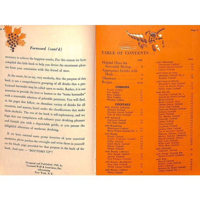 "Bottoms Up... Guide to Pleasant Drinking" 1949 For Sale - Image 10 of 12