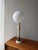 Cream Alabaster Table Lamps with Opaline Glass Globes, 1970s, Set of 2 For Sale - Image 8 of 13