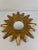 Mid-Century Modern 1960-70s Vintage French Style Gold Gilded Sunburst Wall Mirror For Sale - Image 3 of 12