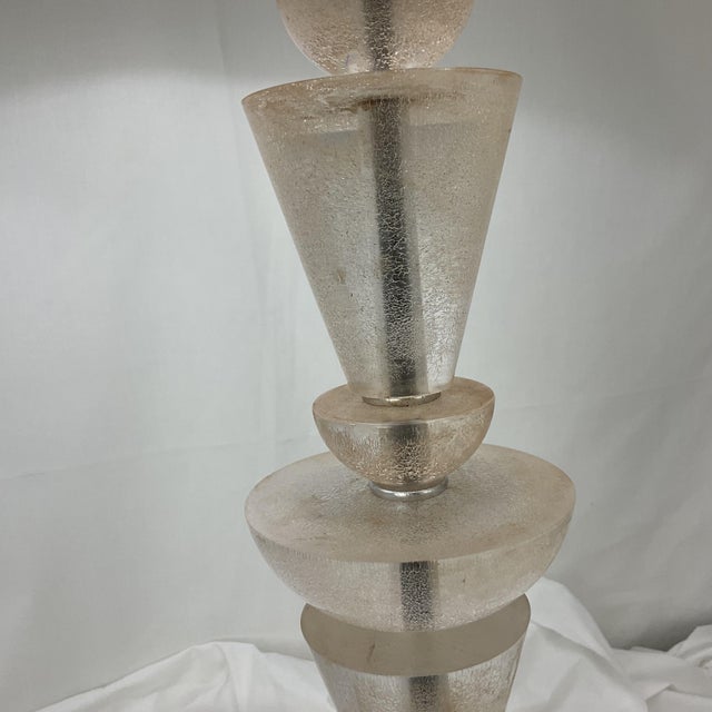 Vintage French Lucite Stack Lamps For Sale In West Palm - Image 6 of 15