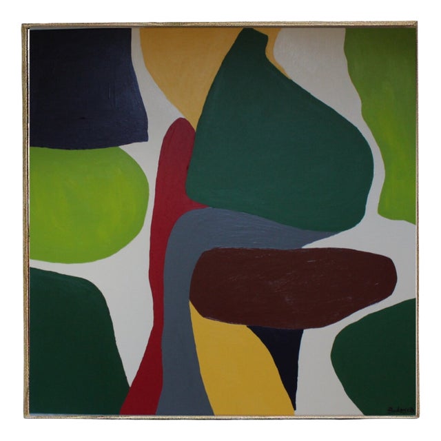 Bodasca, Abstract Composition, 2026, Acrylic on Canvas For Sale