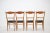 Italian Beech Dining Chairs, 1960s, Set of 4 For Sale - Image 6 of 8