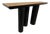 Crate & Barrel Bomen Console Table, Flakey Oak Wood For Sale