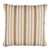 Schumacher x Mark D. Sikes Markie Stripe 18" Pillow In Neutral For Sale
