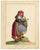 Michela De Vito, Costume of Sessano, Province of Molise in the Kingdom of Naples, 1800s, Paper For Sale - Image 4 of 7