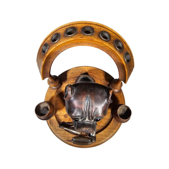 Antique French Tobacco Pipe Stand, 1890 For Sale - Image 17 of 18