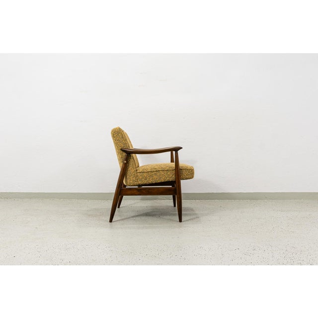 Mid-Century Modern GFM87 Chair in Kvadrat Boucle by Juliusz Kędziorek, Poland, 1960s For Sale - Image 6 of 15