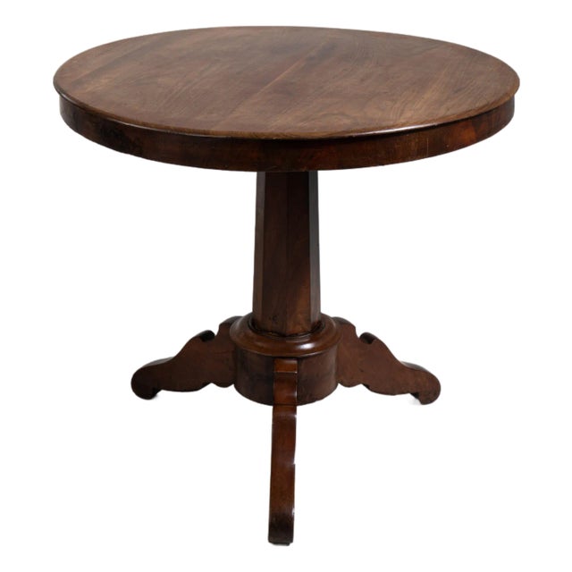 Eclectic Round Side Table, Antique, France, Early 20th Century For Sale