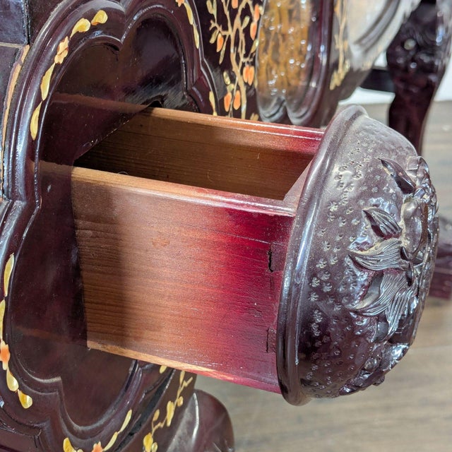 Wood Vintage Chinese Ancestral Altar Table For Sale - Image 7 of 12
