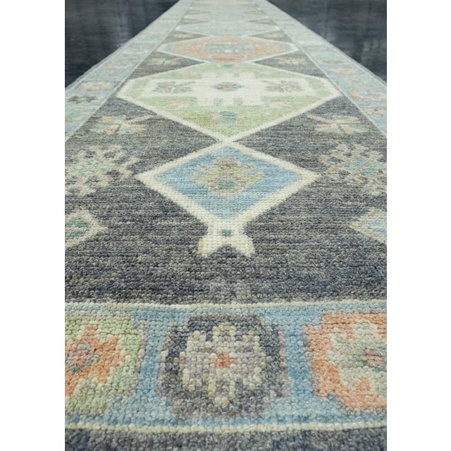 Early 21st Century Turkish Oushak Runner Rug 2'10" x 18'8" #17229 For Sale - Image 5 of 8