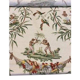 Bailey & Griffin Port Royal Printed Fabric For Sale