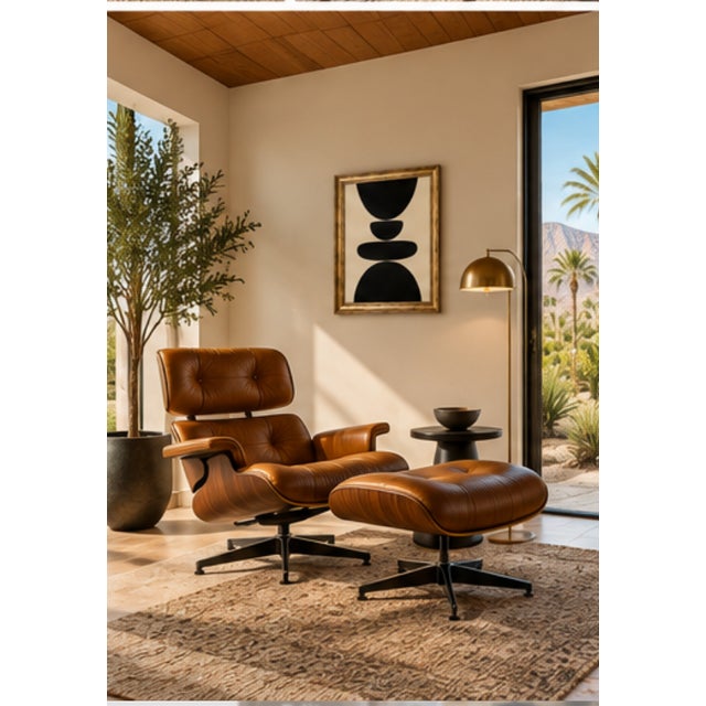 Title:Totem Framed Modern Painting by Bryan Boomershine For Sale In Palm Springs - Image 6 of 8