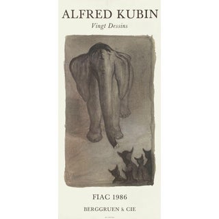 1986 Alfred Kubin Berggruen Poster For Sale