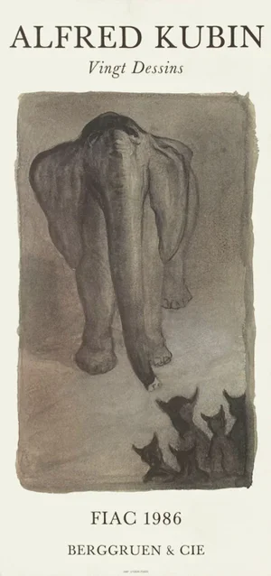 1986 Alfred Kubin Berggruen Poster