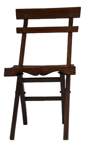 Italy Folding Wooden Slat Chair