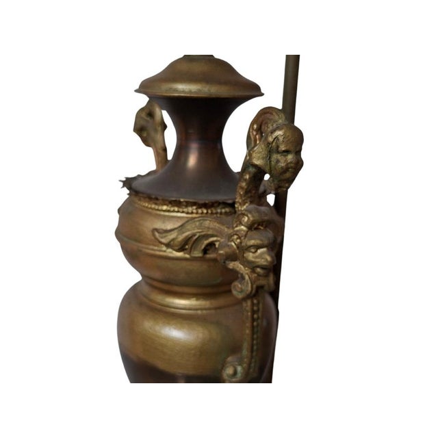 Antique 19th Century Bronze Table Lamp For Sale - Image 4 of 8