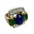 4.35 CTW Vintage No Heat Burmese Sapphire & Diamond 18k Gold Ring, Size 6 For Sale - Image 4 of 9