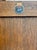 Vintage English Tudor Revival Oak Wardrobe Armoire by Crown Ay Furniture For Sale - Image 10 of 16