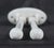 European Mid Century Enamel Double Arm Towel Rack For Sale - Image 4 of 8