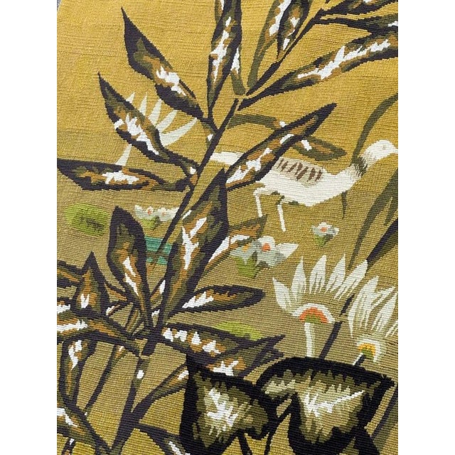 Modern French Aubusson Tapestry by Rene Fumeron, 1950s For Sale - Image 9 of 18