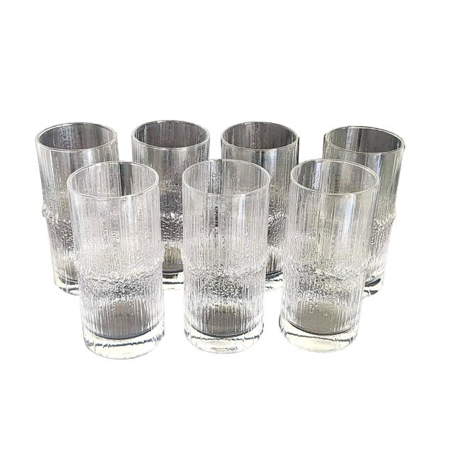 1970s Niva High Ball Glasses by Tapio Wirkkala for Iittala