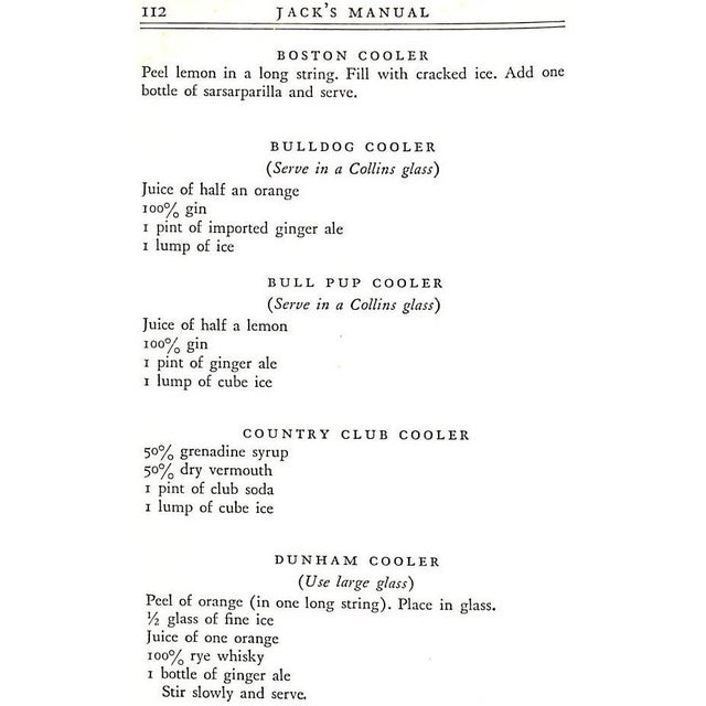 White "Jack's Manual on the Vintage & Production, Care & Handling of Wines, Liquors, Etc." 1933 Grohusko, J. A. For Sale - Image 8 of 10