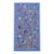 Blue Silk Suzani Wall Hanging With Floral Rosettes For Sale