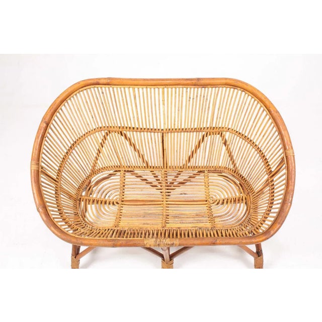 Great looking bamboo sofa. Designed and made in Denmark. Great original condition.