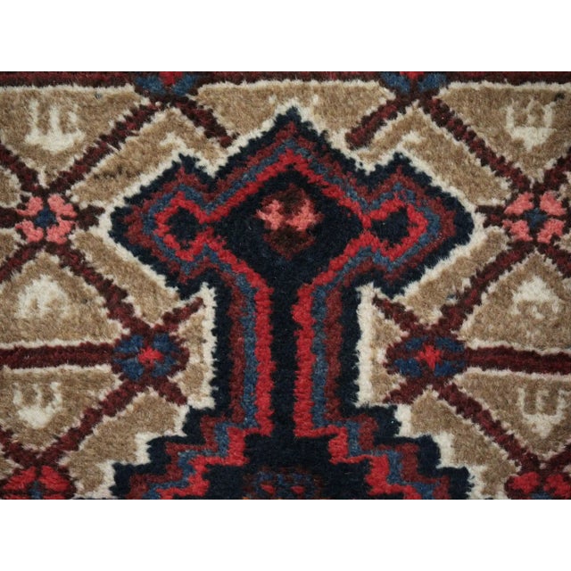 Rug Hamadan in Wool and Cotton For Sale - Image 6 of 10