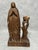 Religious Wooden Sculpture with Candle Holder, 1950s For Sale - Image 11 of 11