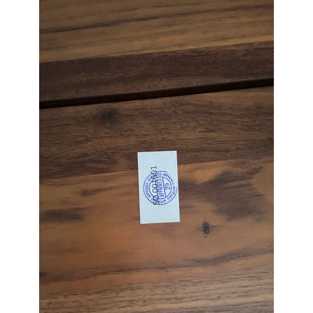 Article Seno Extendable Dining Table, Walnut For Sale - Image 11 of 12