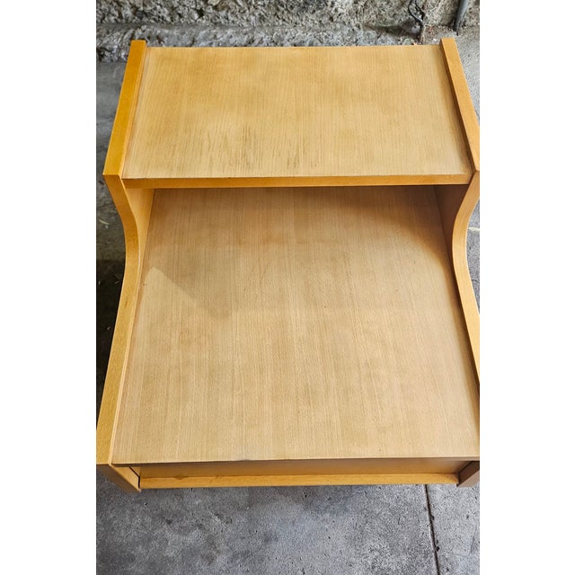 Mid-Century Modern Mitchell Gold + Bob Williams Pair of Nightstands For Sale - Image 3 of 12