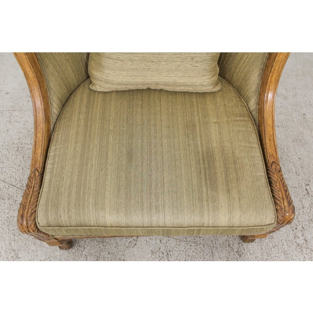Large Italian Extra Wide Seat Designer Chair For Sale - Image 10 of 13