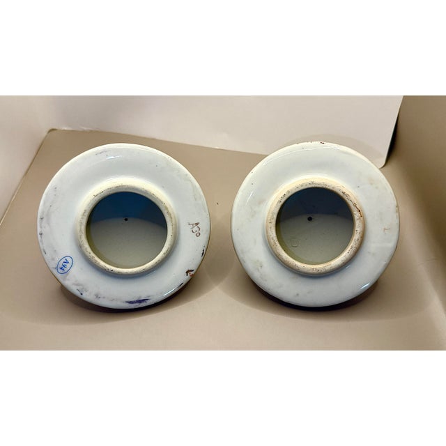 Satsuma Temple Jars - A Pair For Sale In New York - Image 6 of 11