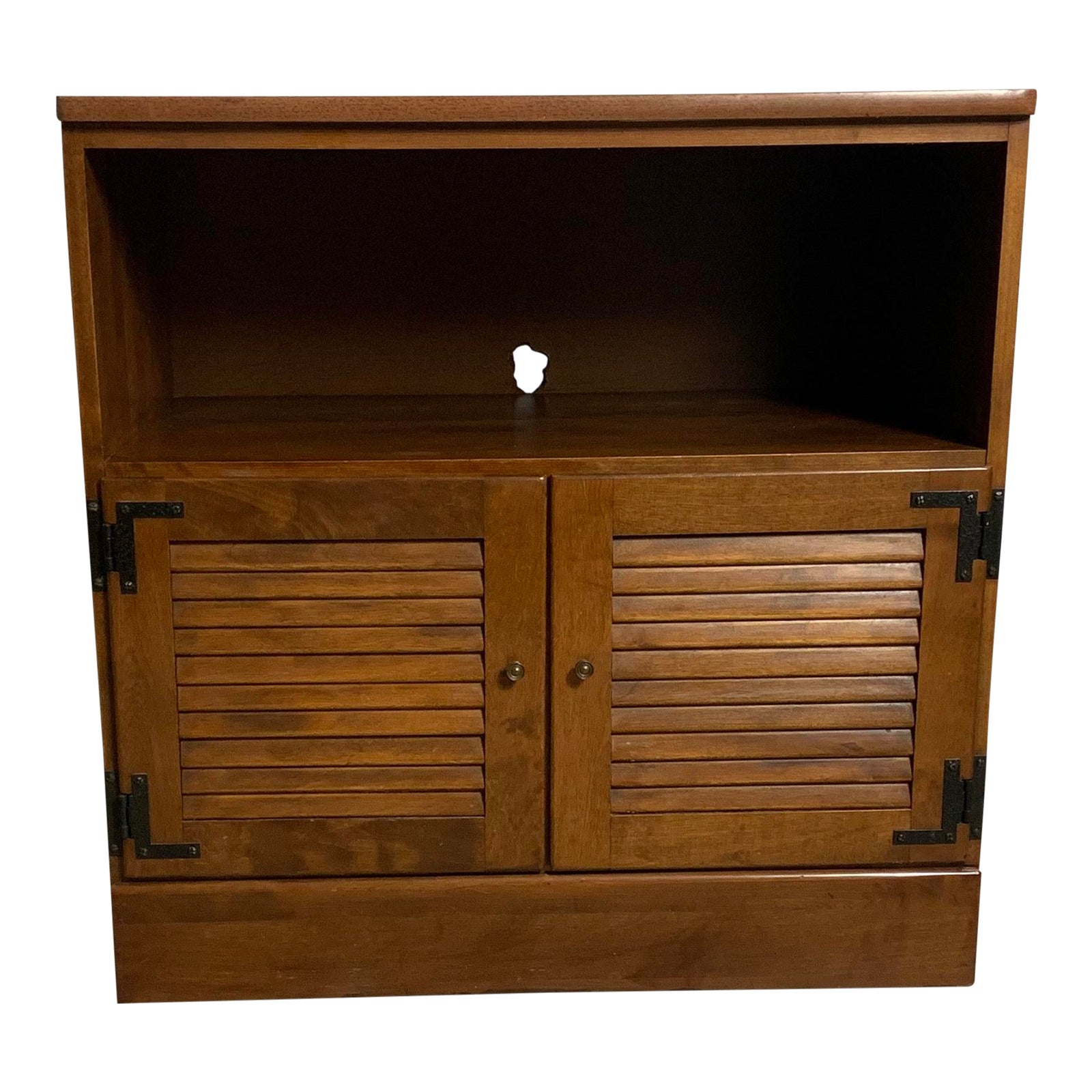 1960s Ethan Allen Stereo Record Music Entertainment Base Maple