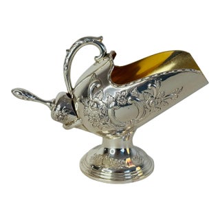 Vintage Raimond Silver Plate Sugar Scuttle With Scoop For Sale