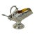 Vintage Raimond Silver Plate Sugar Scuttle With Scoop For Sale