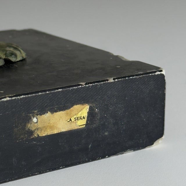 Vintage Bronze Shadow of the Evening Sculpture, Italy, 20th Century For Sale - Image 11 of 17