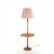 Jane & Gordon Martz for Marshall Studios Teak Tile Table Floor Lamp This lamp measures: 18.75 wide x 18.75 deep x 56...