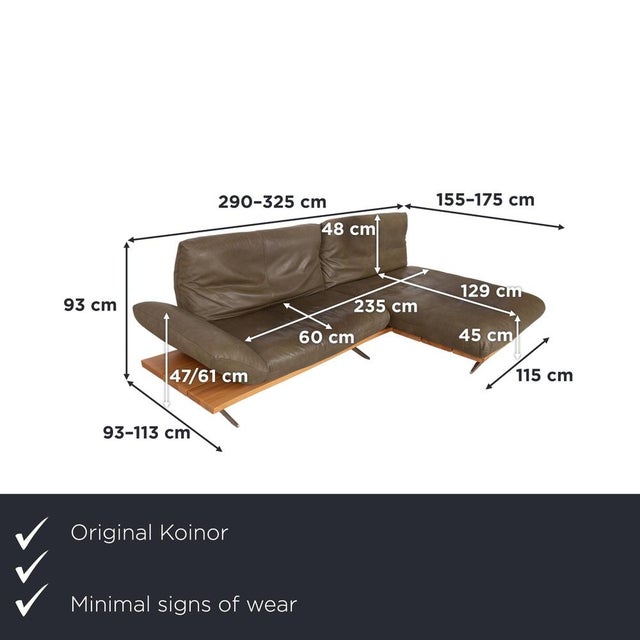 The Marylin corner sofa by Koinor is a modern interpretation of luxurious comfort, distinguished by its almost weightless...