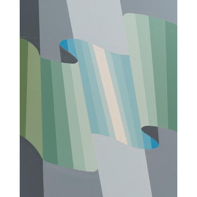 20th Century Belgian Artwork With Metal Frame By Rene Berdal For Sale - Image 12 of 18